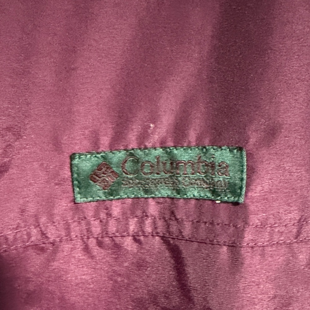 Columbia Women's Deep Burgundy and Forest Green Ski Jacket - Picture 3 of 13